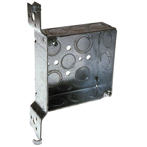 4 square electrical deep box with brackets|4 square deep box dimensions.